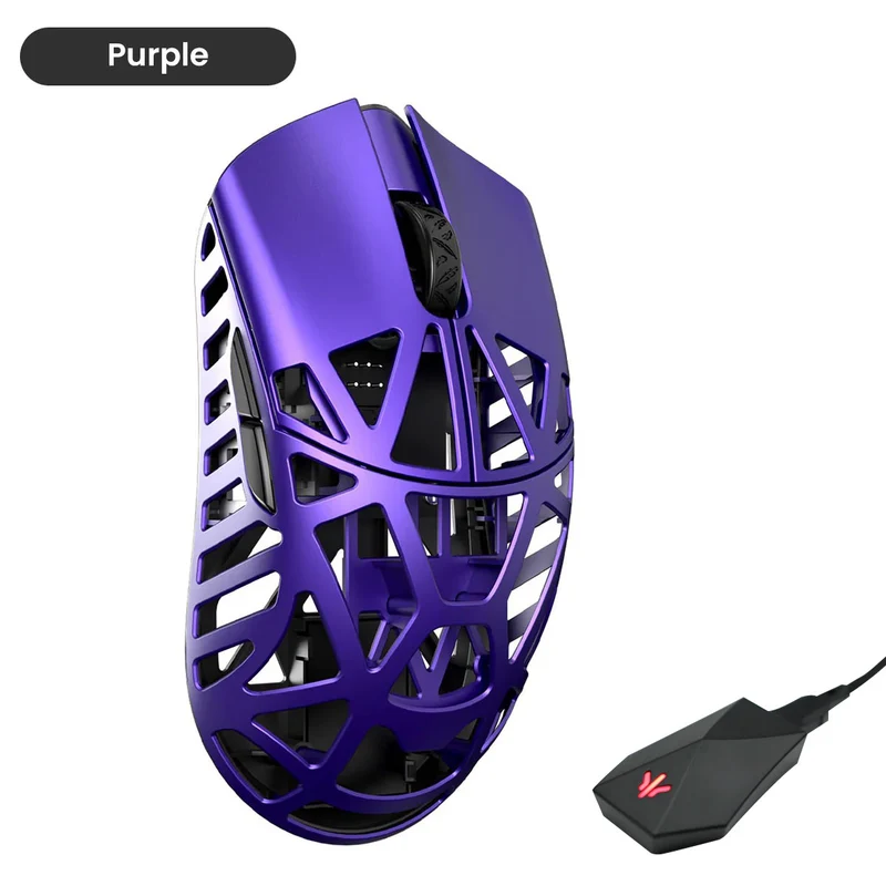 WLMouse Beast X Max 8K Magnesium Gaming Mouse (White/Blue, Pink/Blue, White/Yellow. White/Red, Black/Green, Black, Purple, Fashion Grey, Black & Red, Neon Rose, Soft Lilac, Milky White, Deep Cocoa, Infinity Blue, Fire Orange)