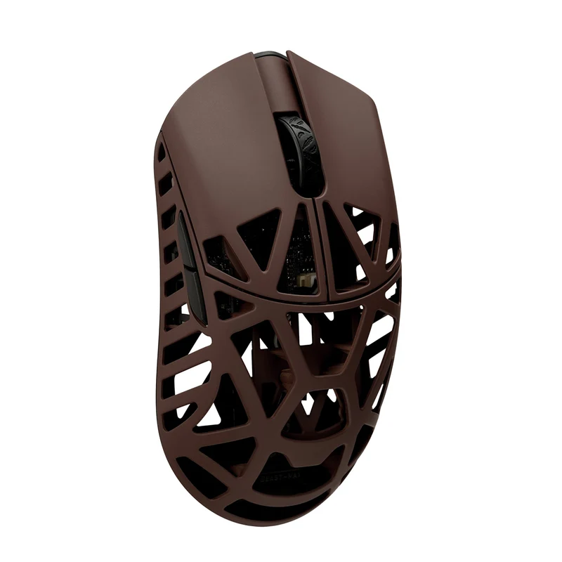 WLMouse Beast X Max 8K Magnesium Gaming Mouse (White/Blue, Pink/Blue, White/Yellow. White/Red, Black/Green, Black, Purple, Fashion Grey, Black & Red, Neon Rose, Soft Lilac, Milky White, Deep Cocoa, Infinity Blue, Fire Orange)
