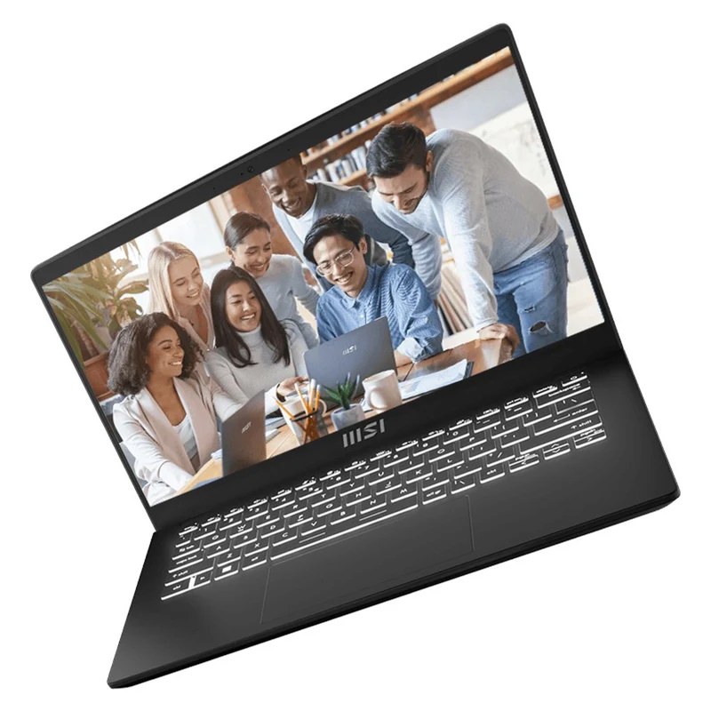 MSI Modern 14 C13M-1260PH Laptop (Classic Black) | 14" FHD (1920x1080) IPS | i5-1335U | 16GB RAM | 512GB SSD | Iris Xe Graphics | Windows 11 Home + MS Office Home & Student 2021 + MSI Sleeve Bag GP