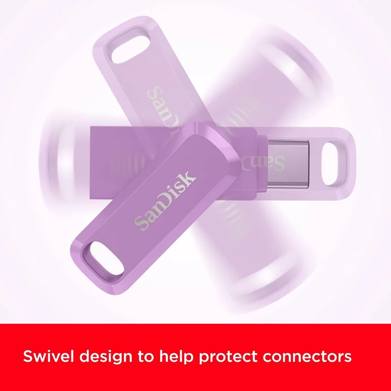 Sandisk Ultra Dual Drive Go USB 3.2 Gen 1 Type-C 256GB Flash Drive (Purple)