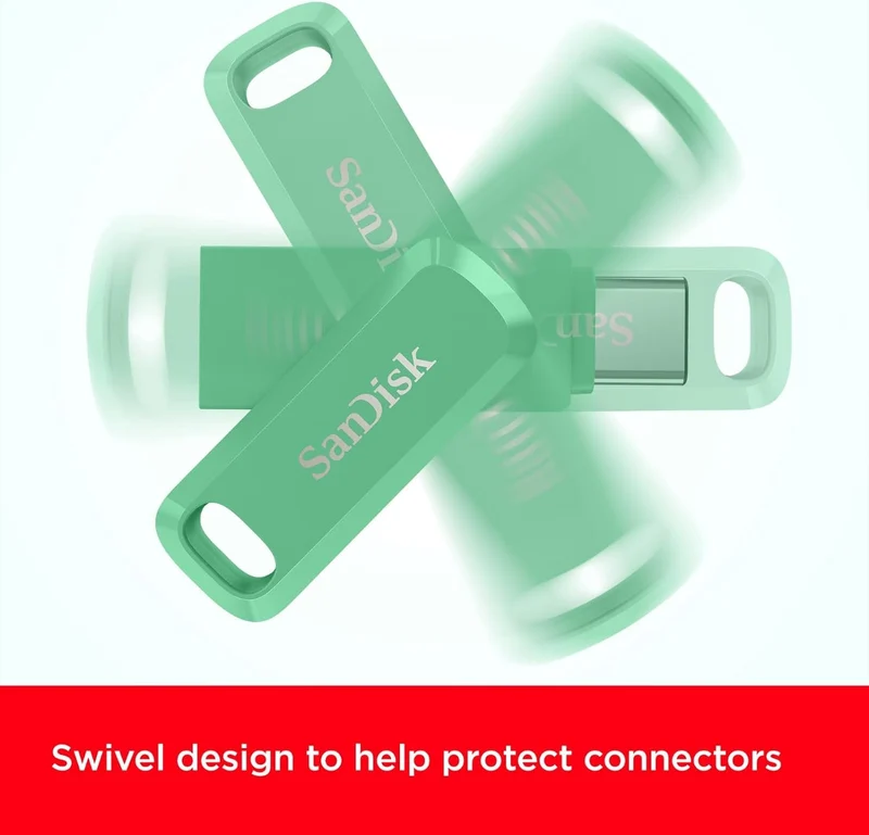 Sandisk Ultra Dual Drive Go USB 3.2 Gen 1 Type-C 256GB Flash Drive (Absinthe Green)