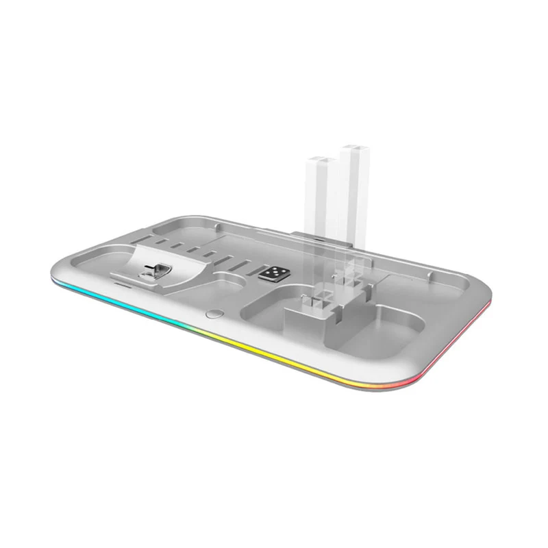Omelet Gaming Space Charging Station For Nintendo Switch Dock / Joy-Con / Pro Controller (Snow White)