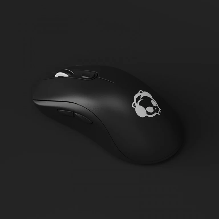 Akko AG ONE NearLink Upgraded 8K Hz + 4K Hz Polling Rate 8 Adjustable DPI Levels Ergonomic Wireless Mouse (Black, White)