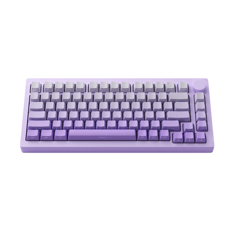 Monsgeek M1W V3 HE-SP Aluminum Case Multi-Mode RGB Mechanical Keyboard (Lilac Purple) (Akko Cream Yellow Magnetic Switch)