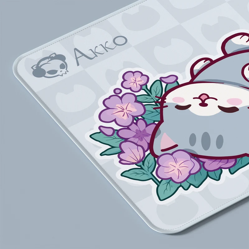 Akko Cat Theme Mouse Pad (360x280mm) (Pink Angie, Grey Mimo, Orange Kate)