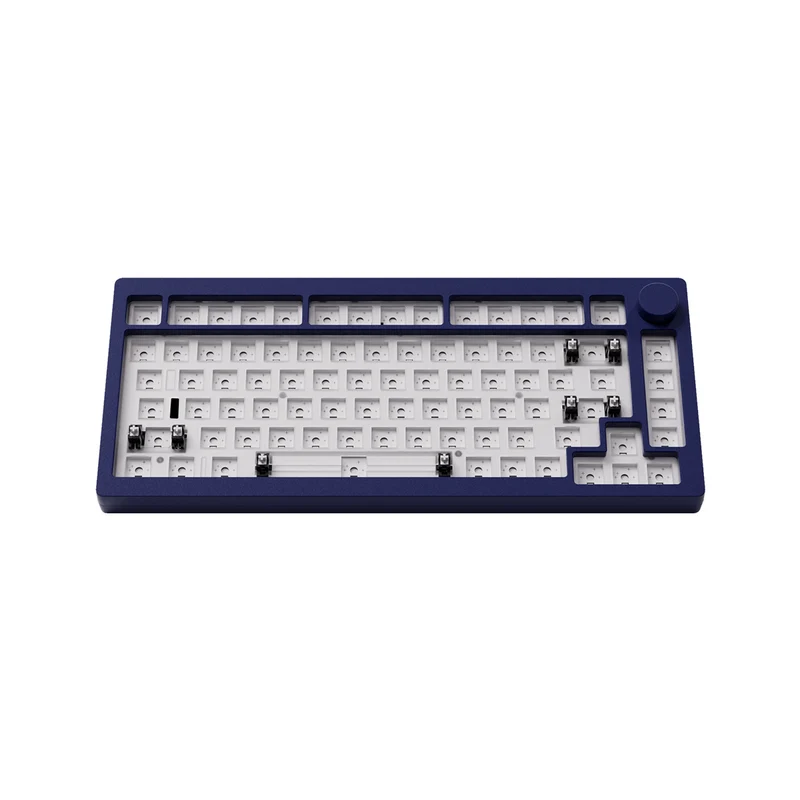 Monsgeek M1 V3 QMK Barebone DIY Kit Aluminum Case RGB Hot-Swappable Mechanical Keyboard (Dark Night, Pastel Pink, Horizon Blue, Moonlight White)