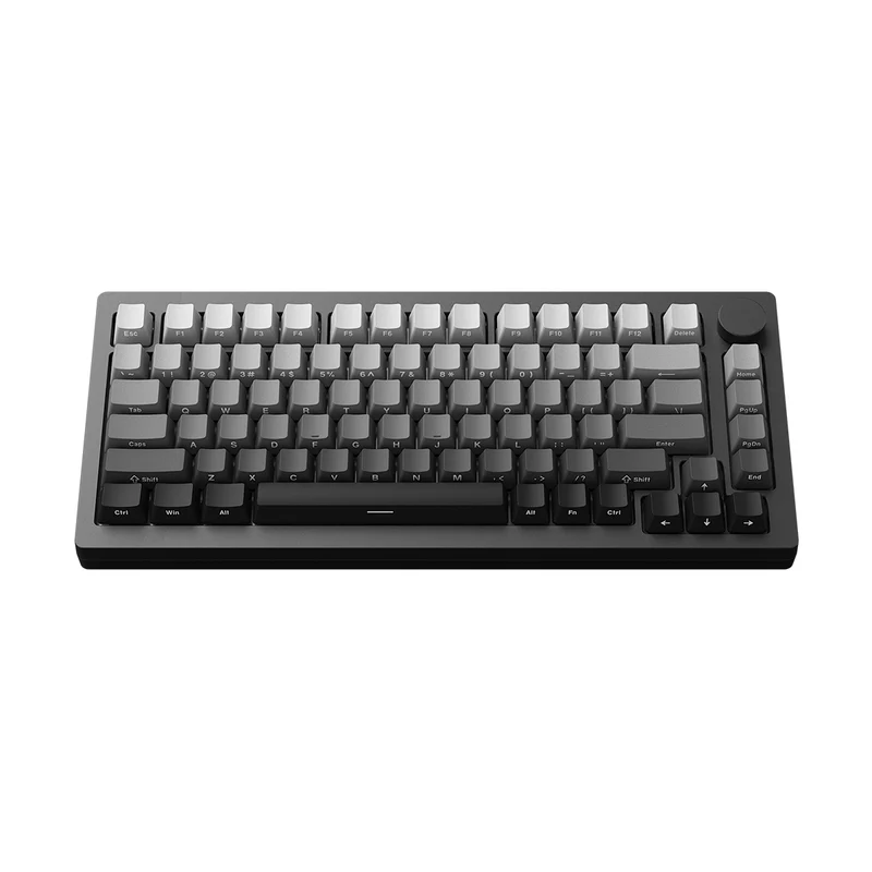 Monsgeek M1W V3 HE-SP Aluminum Case Multi-Mode RGB Mechanical Keyboard (Dark Night) (Akko Cream Yellow Magnetic Switch)