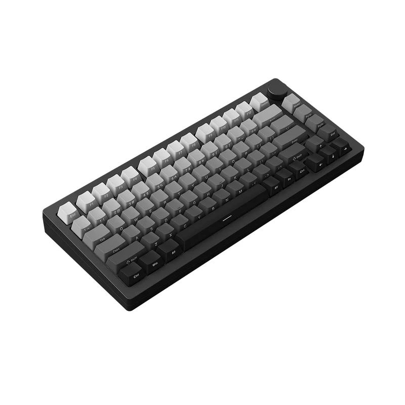 Monsgeek M1W V3 HE-SP Aluminum Case Multi-Mode RGB Mechanical Keyboard (Dark Night) (Akko Cream Yellow Magnetic Switch)