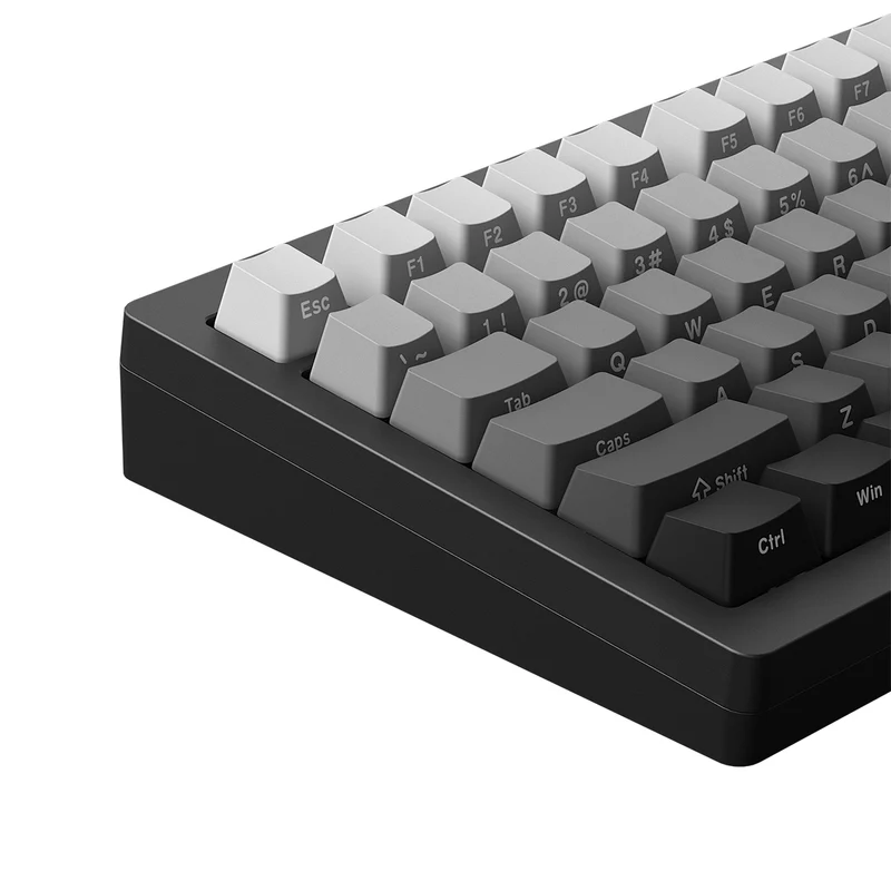 Monsgeek M1W V3 HE-SP Aluminum Case Multi-Mode RGB Mechanical Keyboard (Dark Night) (Akko Cream Yellow Magnetic Switch)
