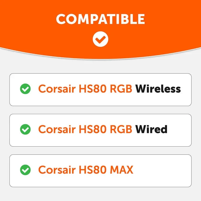 Wicked Cushions Corsair HS80 Earpads - WC FreeZe Cooling Gel (Black, 90s Black , Red Camo, Black Camo)