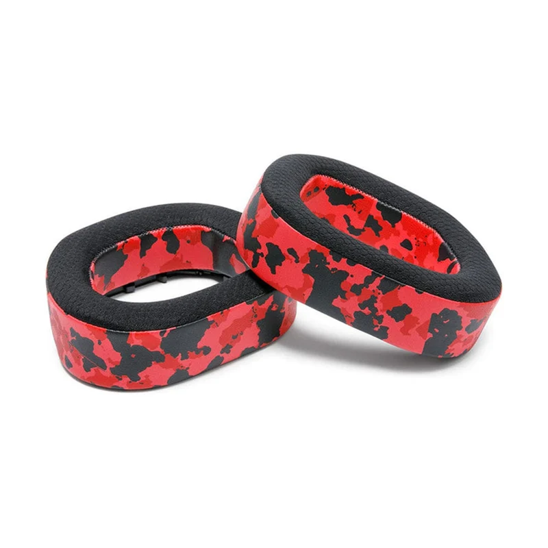 Wicked Cushions Corsair HS80 Earpads - WC FreeZe Cooling Gel (Black, 90s Black , Red Camo, Black Camo)