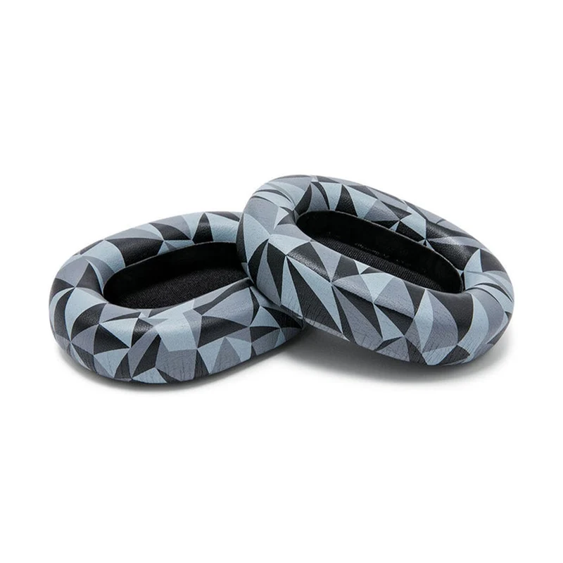 Wicked Cushions Upgraded Sony WH-1000XM5 Replacement Ear Pads (Black, 90s Black, Geo Grey, Silver, Blue, Black Camo)