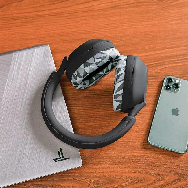 Wicked Cushions Upgraded Sony WH-1000XM5 Replacement Ear Pads (Black, 90s Black, Geo Grey, Silver, Blue, Black Camo)