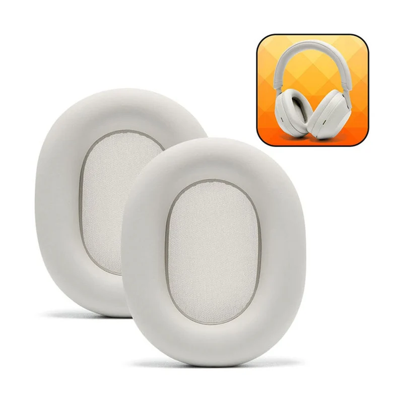 Wicked Cushions Upgraded Sony WH-1000XM5 Replacement Ear Pads (Black, 90s Black, Geo Grey, Silver, Blue, Black Camo)