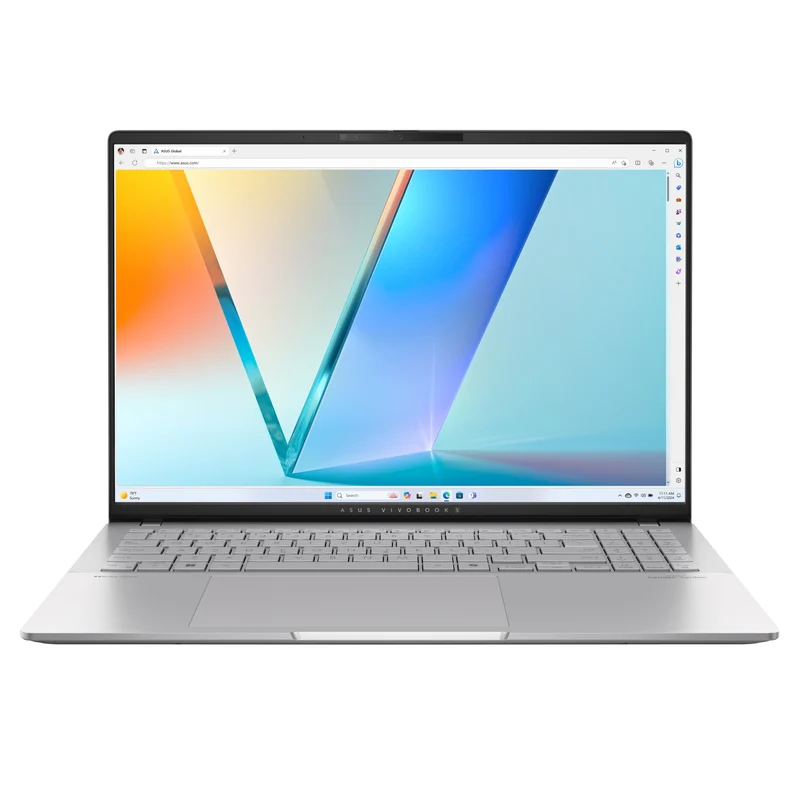 Asus Vivobook S 16 OLED M5606WA-MX009WSM Laptop (Cool Silver) | 16" 3.2K (3200x2000) 120Hz | Ryzen AI 9 HX 370 | 24GB RAM | 1TB SSD | AMD Radeon 890M Graphics | Windows 11 Home + MS Office Home & Student 2021 + MS 365 Basic + Asus AP4600 Backpack