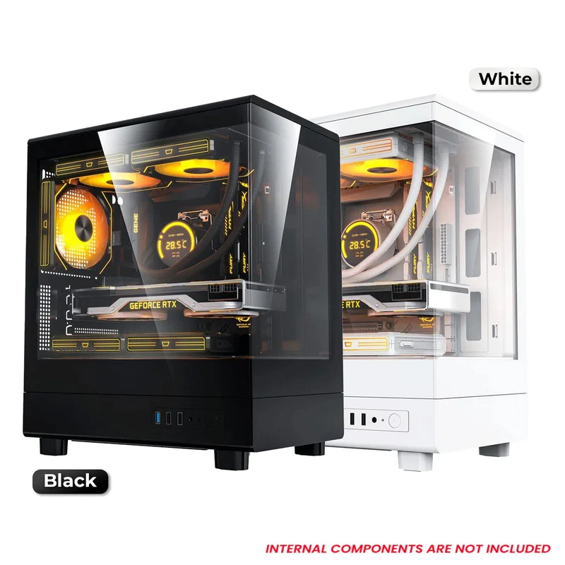 Darkflash DB330M M-ATX PC Case (Black, White)