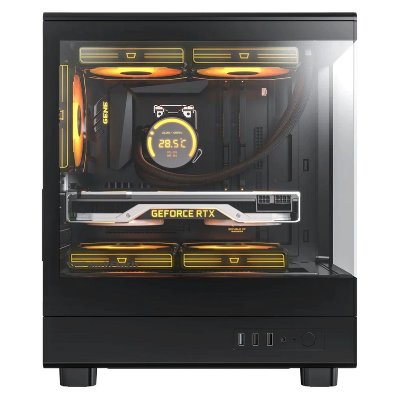 Darkflash DB330M M-ATX PC Case (Black, White)