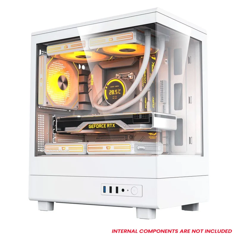Darkflash DB330M M-ATX PC Case (Black, White)