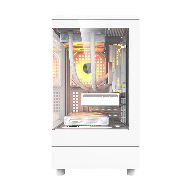 Darkflash DB330M M-ATX PC Case (Black, White)