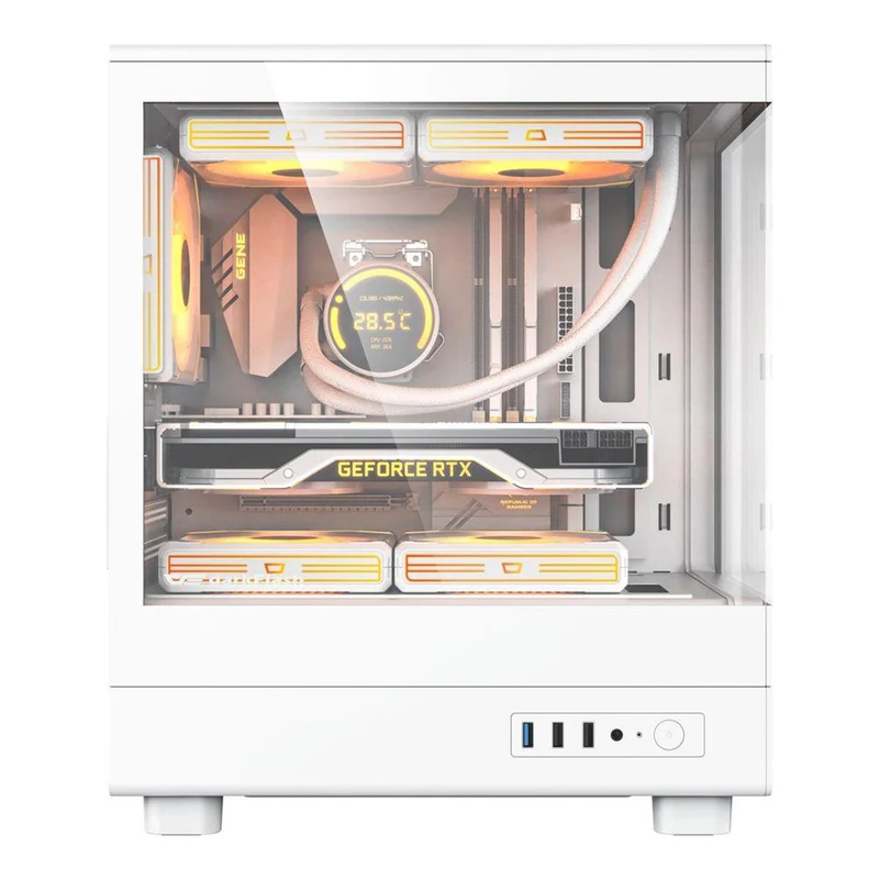 Darkflash DB330M M-ATX PC Case (Black, White)