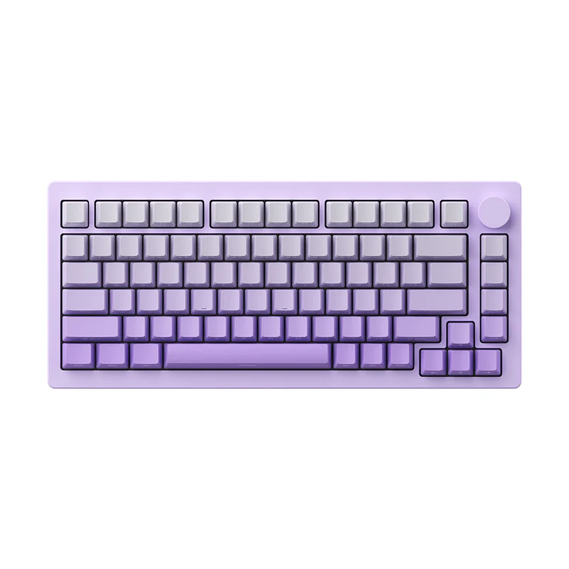 Monsgeek M1W V3 SP Aluminum Case Multi-Mode RGB Hot-Swappable Mechanical Keyboard (Lilac Purple) (Akko V3 Piano Pro Switch)
