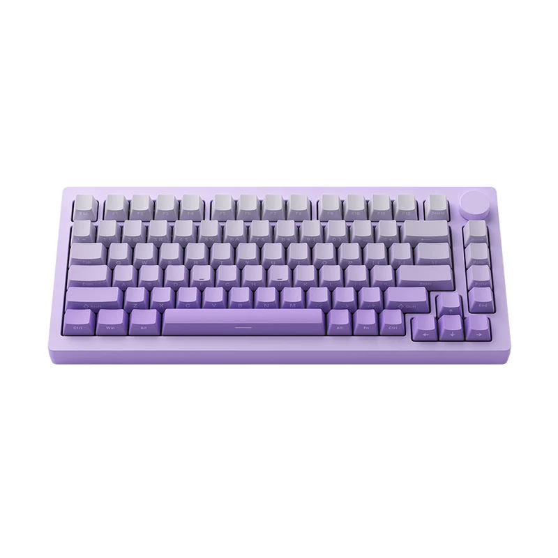 Monsgeek M1W V3 SP Aluminum Case Multi-Mode RGB Hot-Swappable Mechanical Keyboard (Lilac Purple) (Akko V3 Piano Pro Switch)