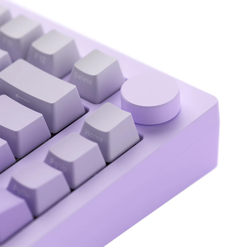 Monsgeek M1W V3 SP Aluminum Case Multi-Mode RGB Hot-Swappable Mechanical Keyboard (Lilac Purple) (Akko V3 Piano Pro Switch)