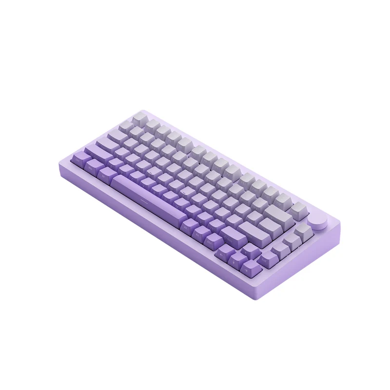 Monsgeek M1W V3 SP Aluminum Case Multi-Mode RGB Hot-Swappable Mechanical Keyboard (Lilac Purple) (Akko V3 Piano Pro Switch)