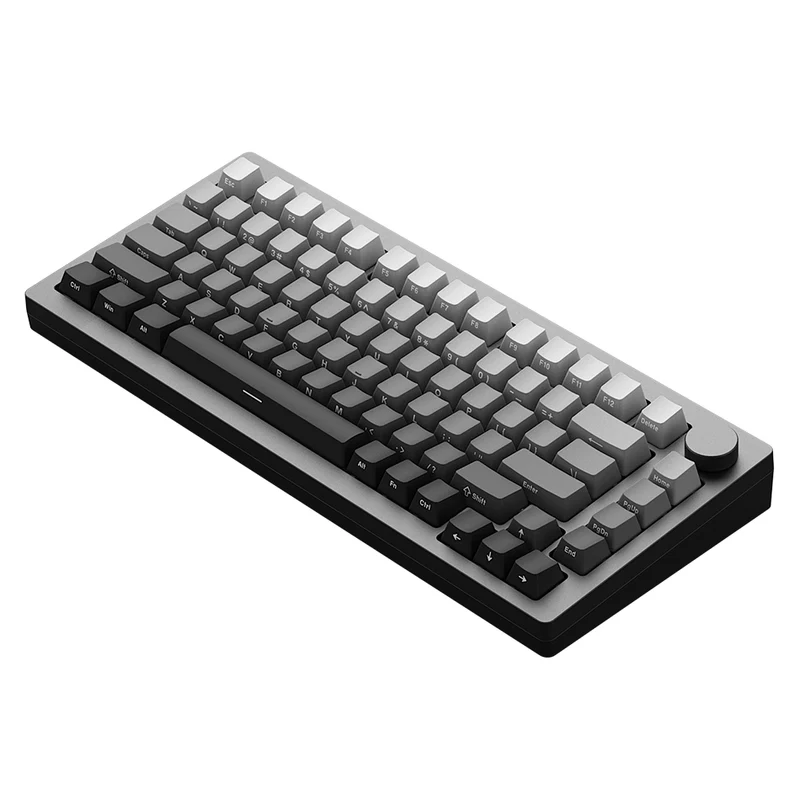 Monsgeek M1W V3 SP Aluminum Case Multi-Mode RGB Hot-Swappable Mechanical Keyboard (Dark Night) (Akko Rosewood Switch, Akko V3 Piano Pro Switch)
