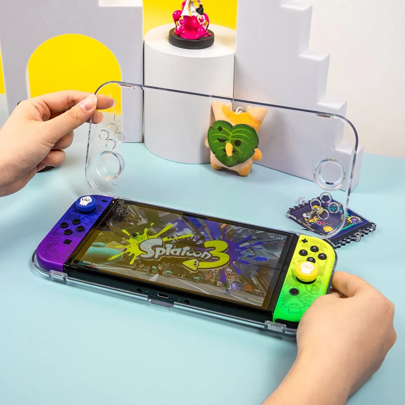 IINE Magnetic Transparent Case for N-Switch Oled (L964)