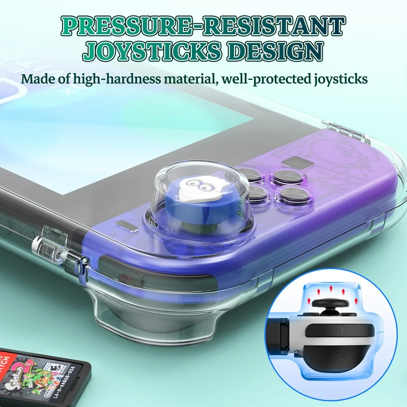 IINE Magnetic Transparent Case for N-Switch Oled (L964)
