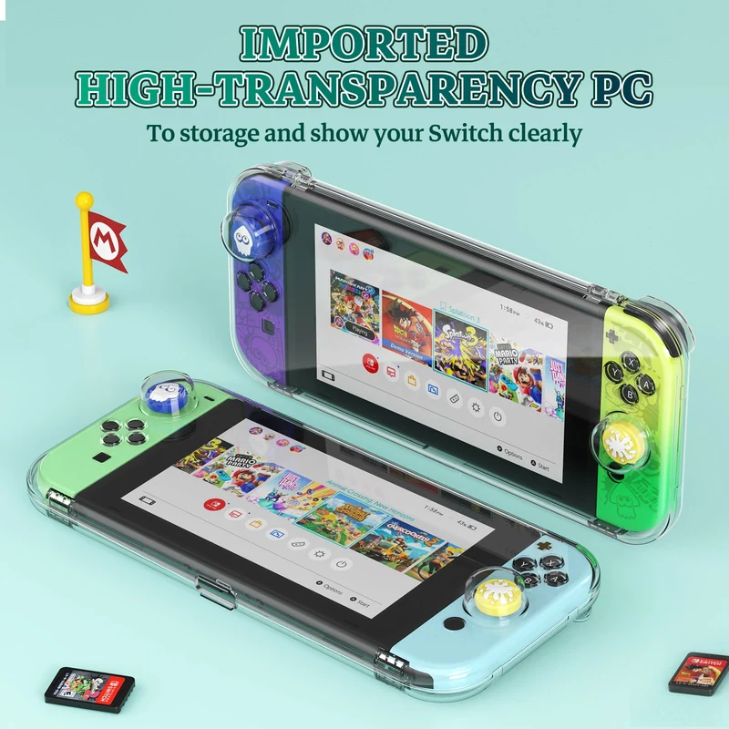 IINE Magnetic Transparent Case for N-Switch Oled (L964)