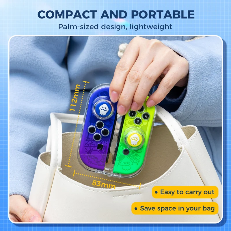 IINE Miniature PC Transparent Joy-Con Storage Case For N-Switch (L954)