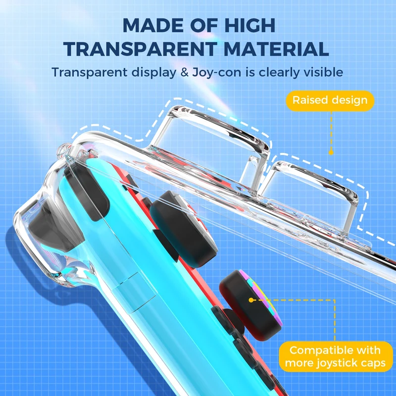 IINE Miniature PC Transparent Joy-Con Storage Case For N-Switch (L954)
