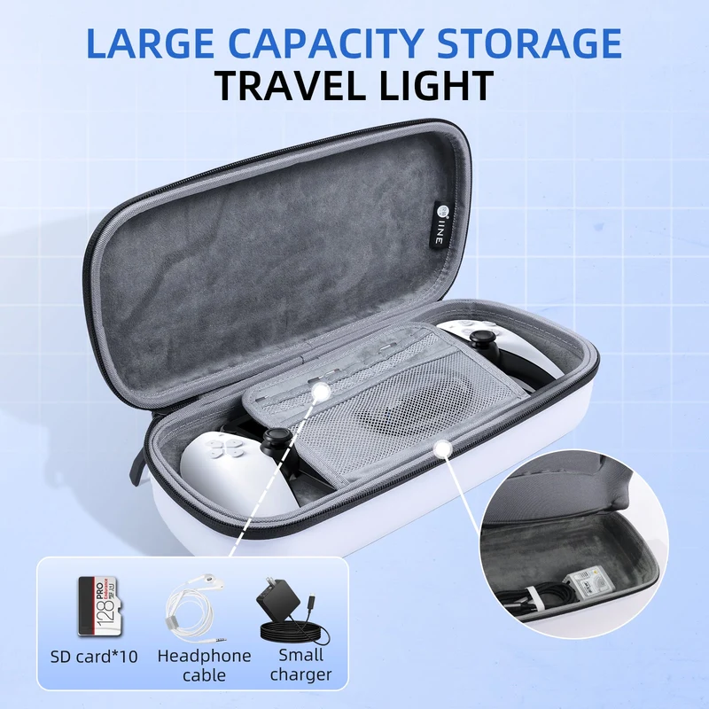 IINE Storage Bag For Playstation Portal (White) (L917)