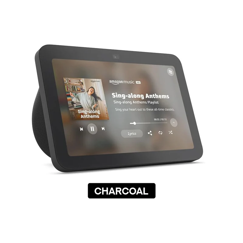 Amazon Echo Show 8 HD Smart Display With Alexa (3rd Gen) (Charcoal, Glacier White)