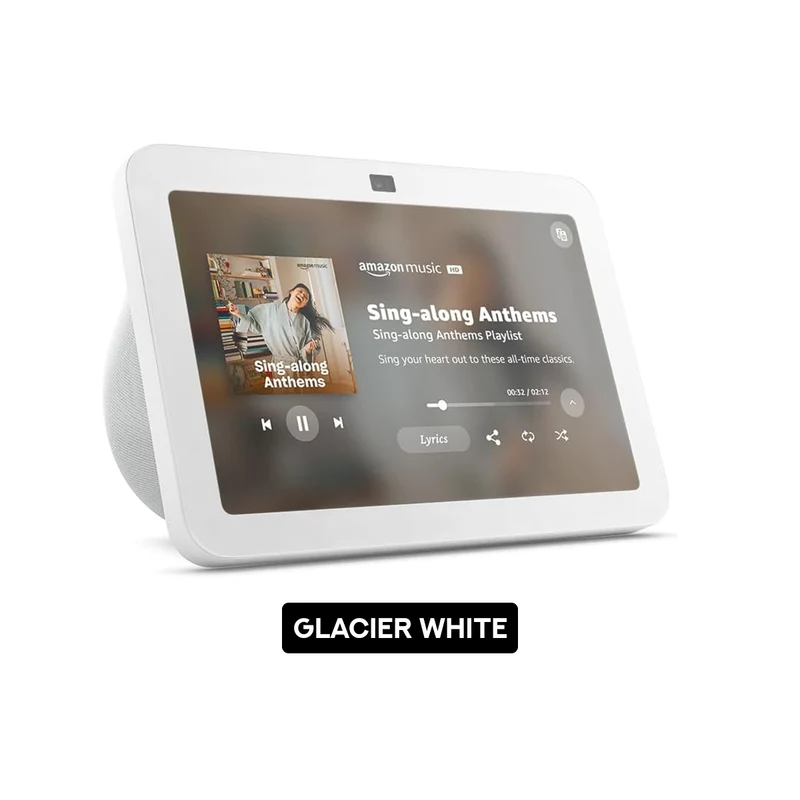 Amazon Echo Show 8 HD Smart Display With Alexa (3rd Gen) (Charcoal, Glacier White)