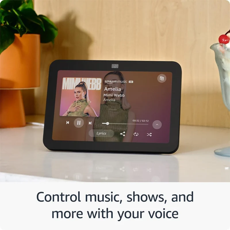 Amazon Echo Show 8 HD Smart Display With Alexa (3rd Gen) (Charcoal, Glacier White)