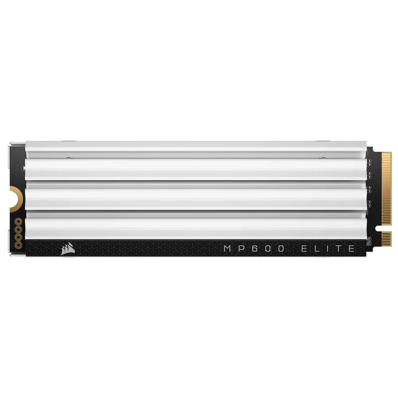 Corsair MP600 Elite PCIe Gen4 x4 NVMe 1.4 M.2 SSD for PS5 (White) (1TB, 2TB)