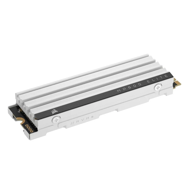Corsair MP600 Elite PCIe Gen4 x4 NVMe 1.4 M.2 SSD for PS5 (White) (1TB, 2TB)