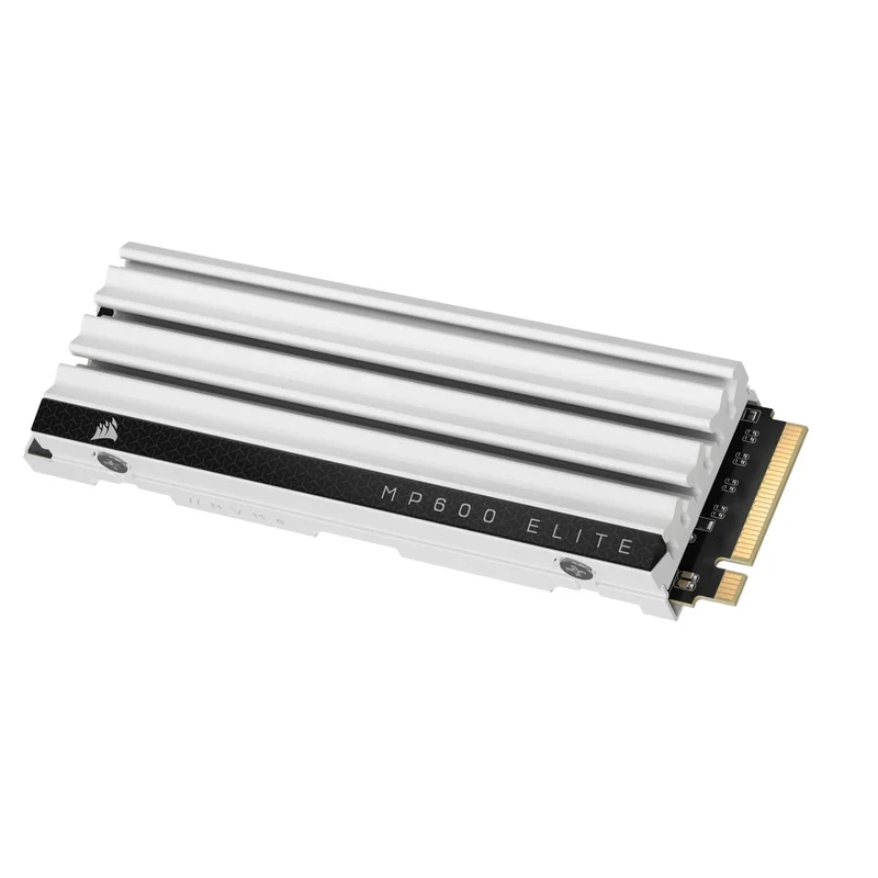 Corsair MP600 Elite PCIe Gen4 x4 NVMe 1.4 M.2 SSD for PS5 (White) (1TB, 2TB)