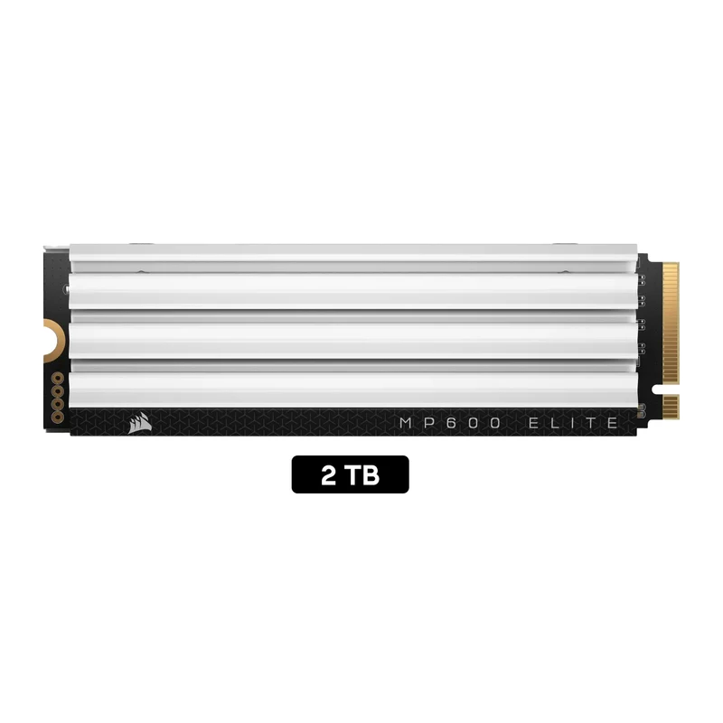 Corsair MP600 Elite PCIe Gen4 x4 NVMe 1.4 M.2 SSD for PS5 (White) (1TB, 2TB)