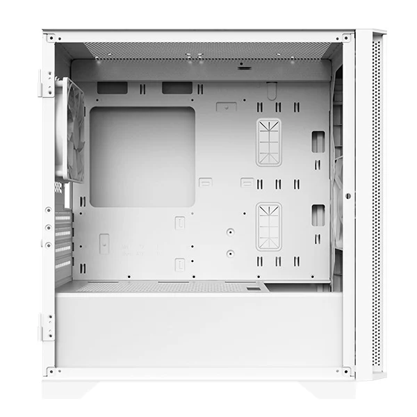 Montech Air 100 Lite Mesh TG Micro-ATX Case (Black, White)
