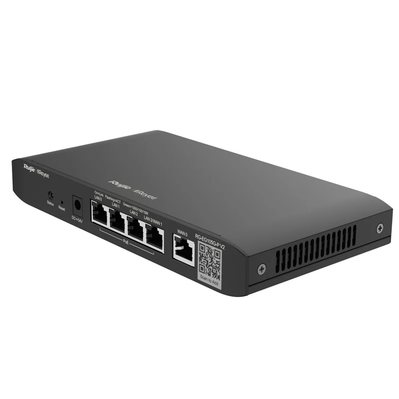 Reyee 5-Port Gigabit Cloud Managed Poe Router (RG-EG105G-P V2)