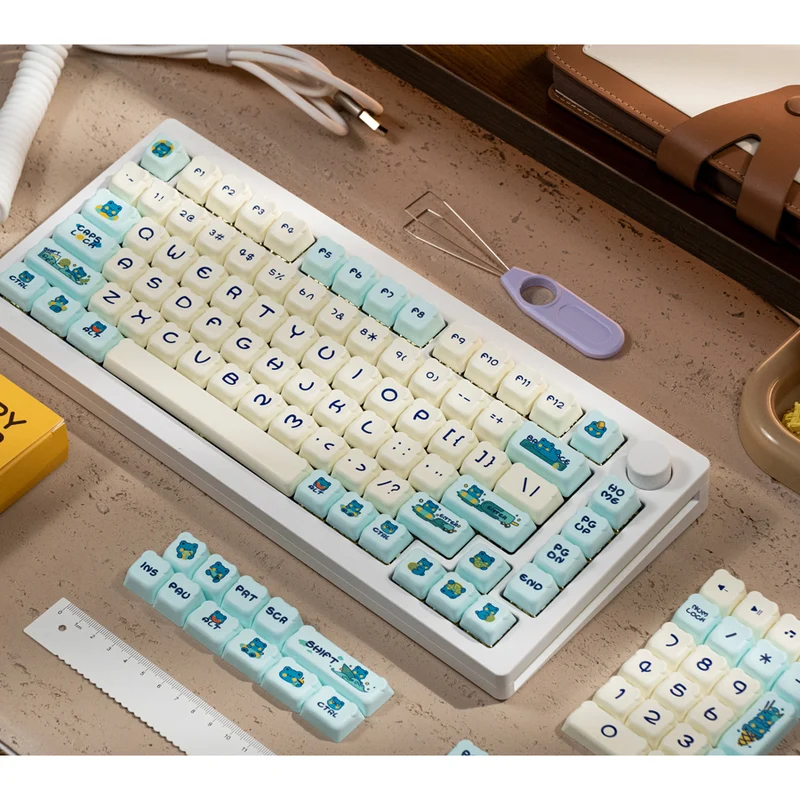 Akko Lemon Bear Keycap Set OEM Profile 122 Keys