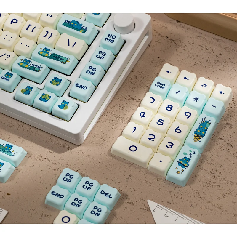 Akko Lemon Bear Keycap Set OEM Profile 122 Keys