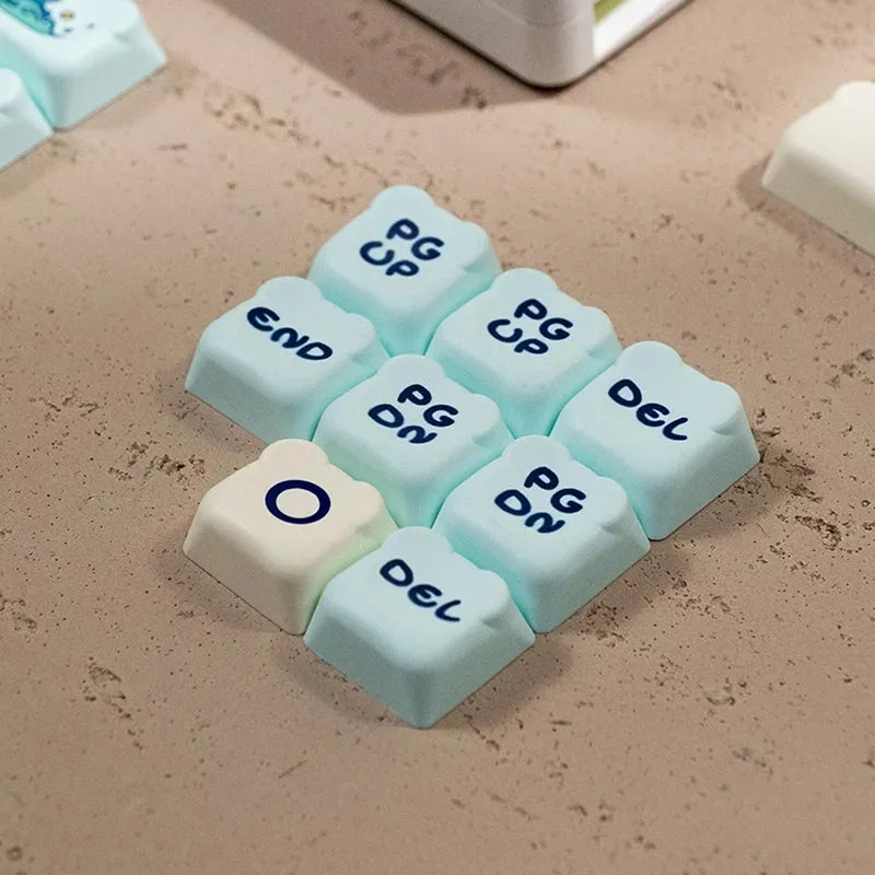 Akko Lemon Bear Keycap Set OEM Profile 122 Keys