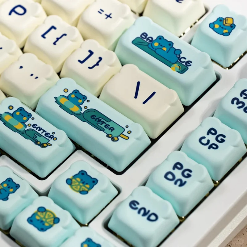 Akko Lemon Bear Keycap Set OEM Profile 122 Keys