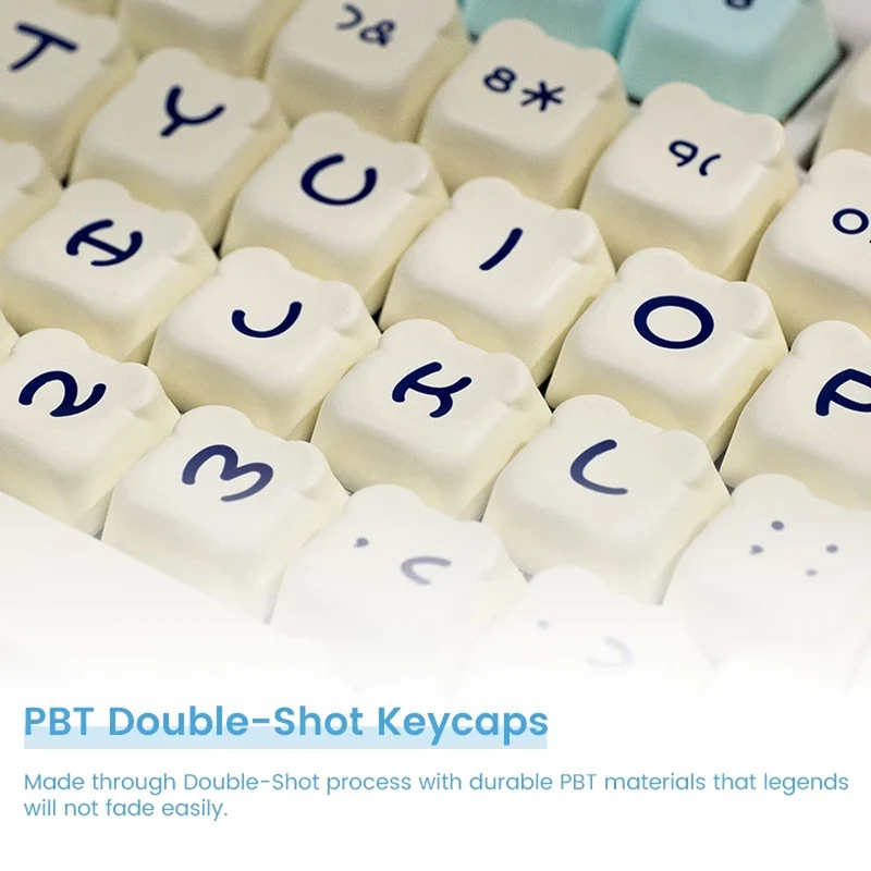 Akko Lemon Bear Keycap Set OEM Profile 122 Keys