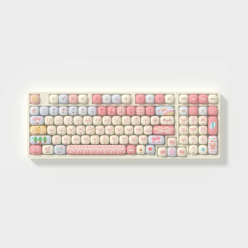Akko Piggy Party Keycap Set MOG Profile 139 Keys
